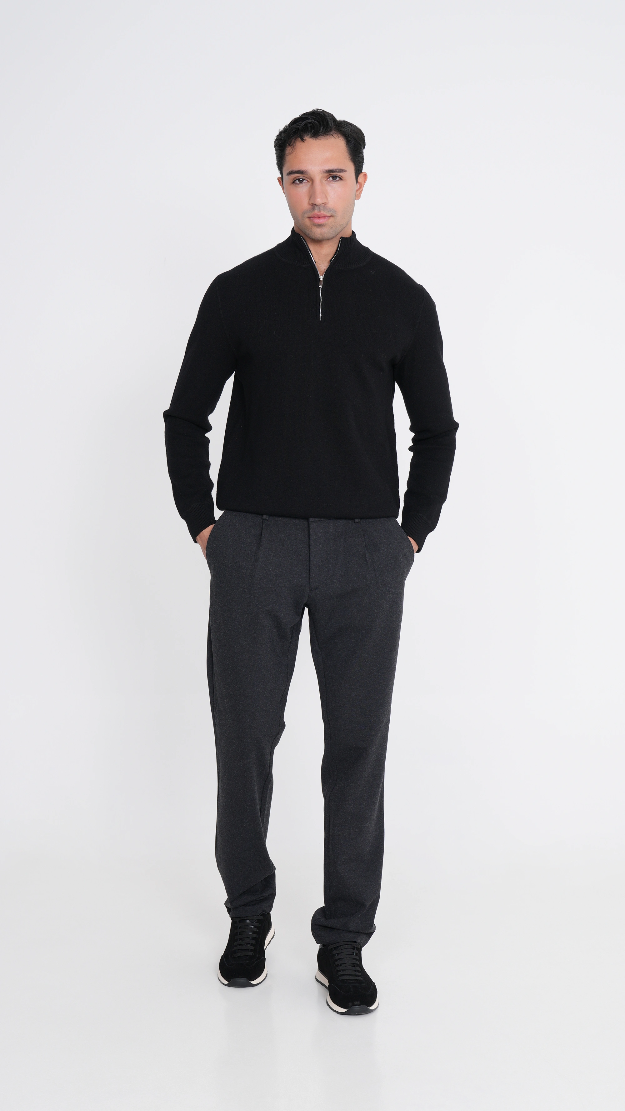 Regular Fit Cotton Blend Pant..