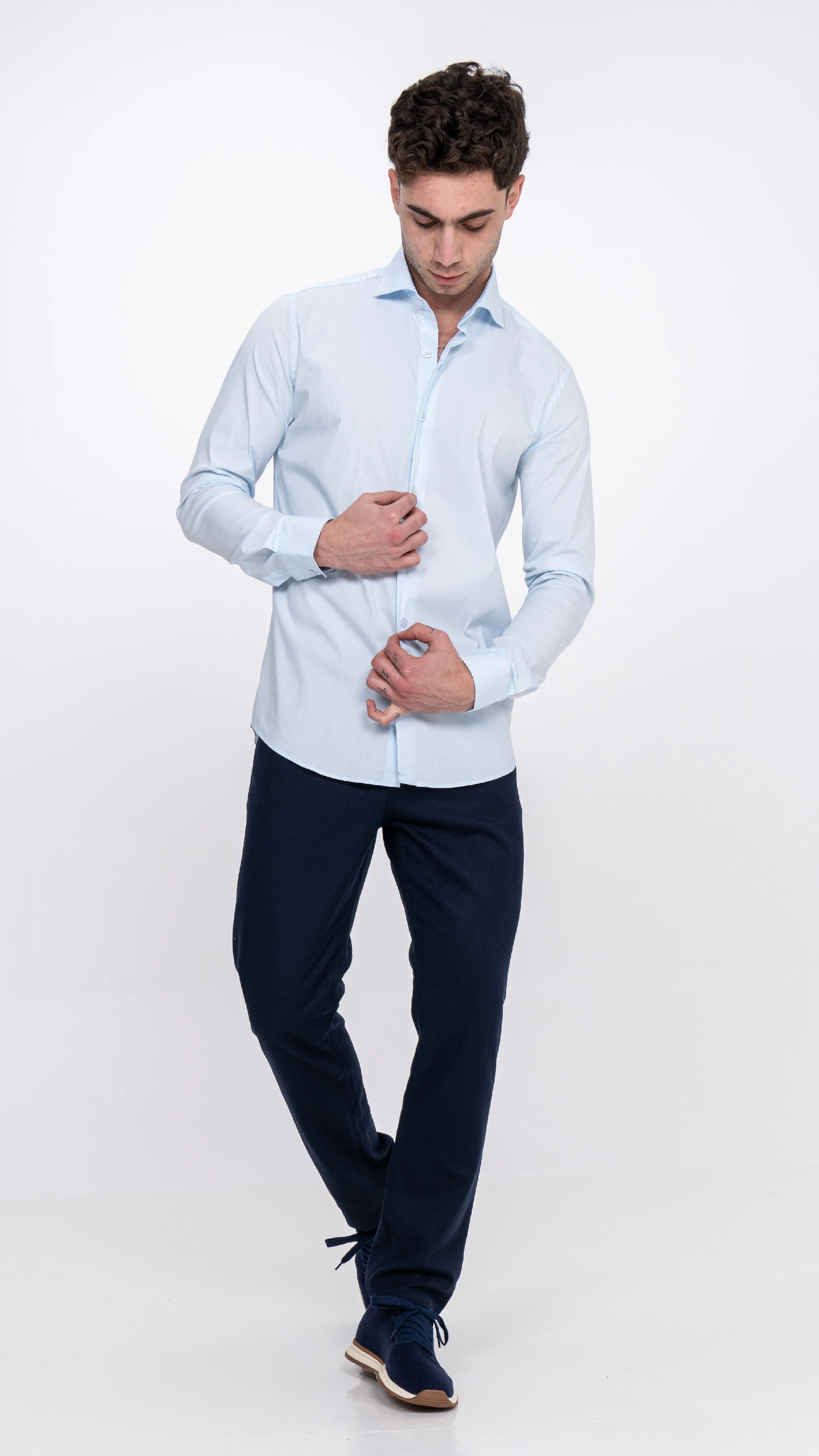 Cotton Blend Regular Fit Shirt