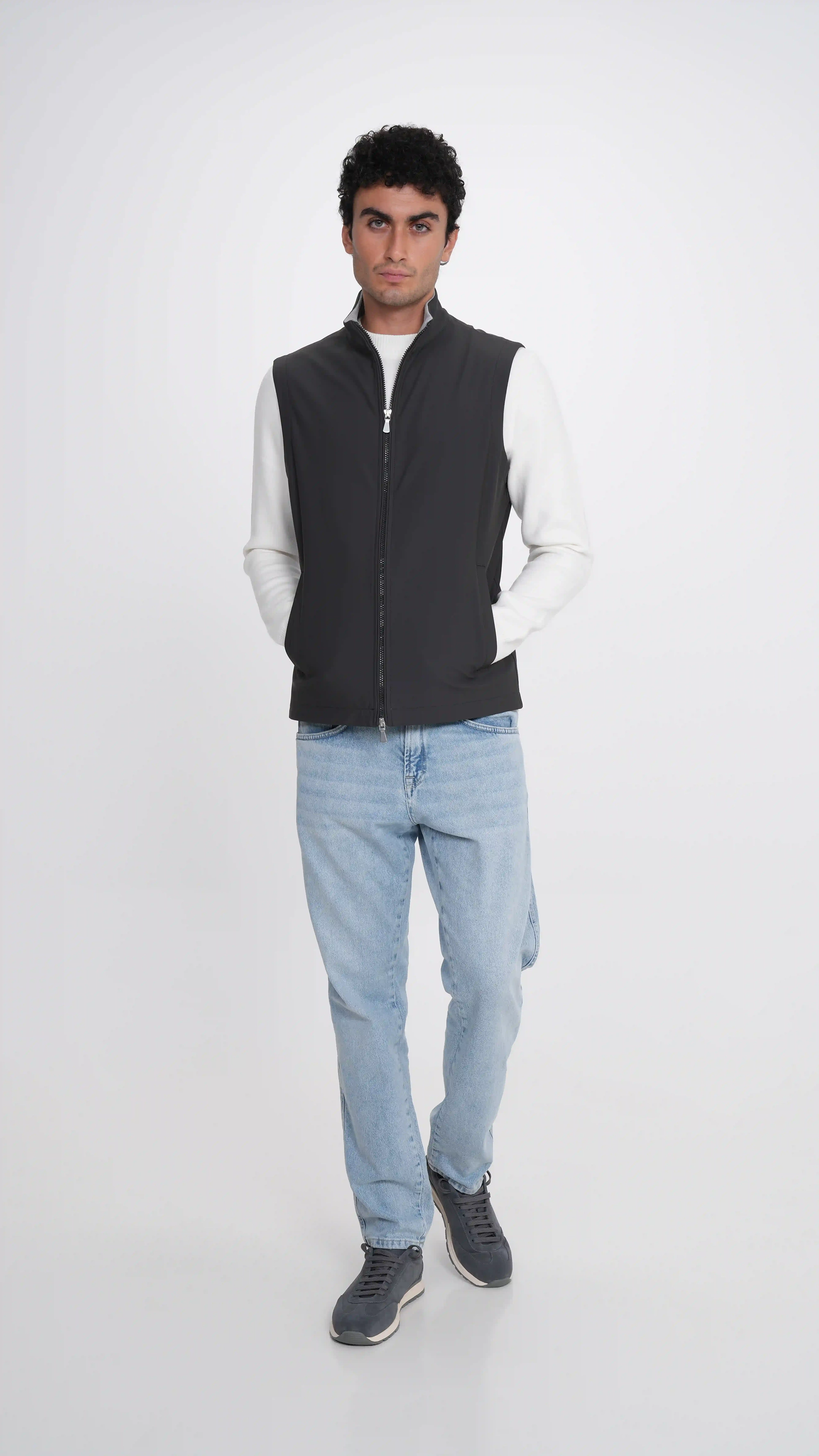 Waterproof Double Zip Vest.