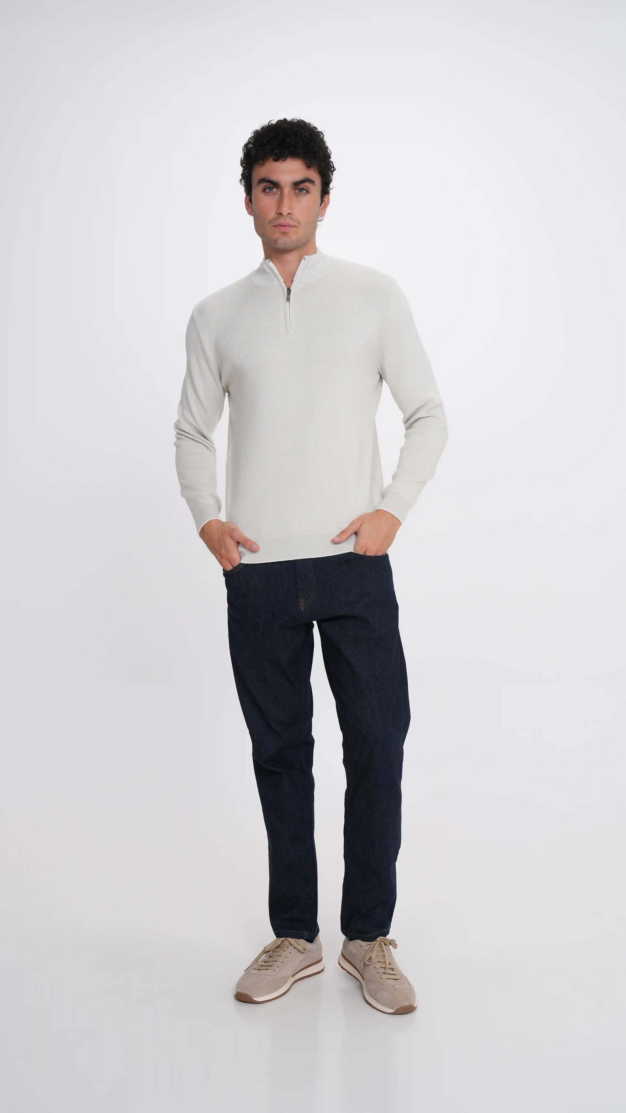 Half Zipper Sweater..