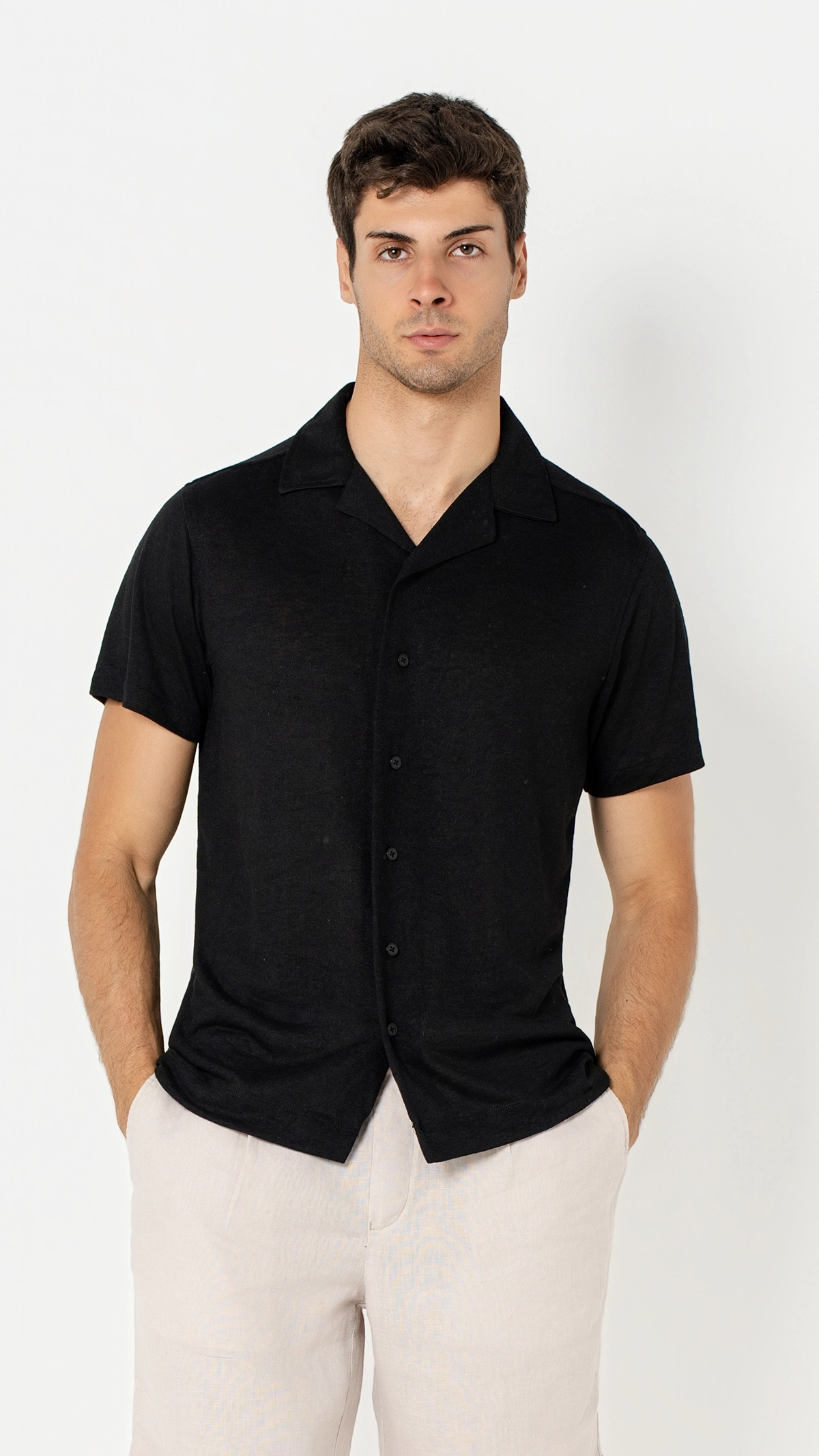 Open Collar Shirt