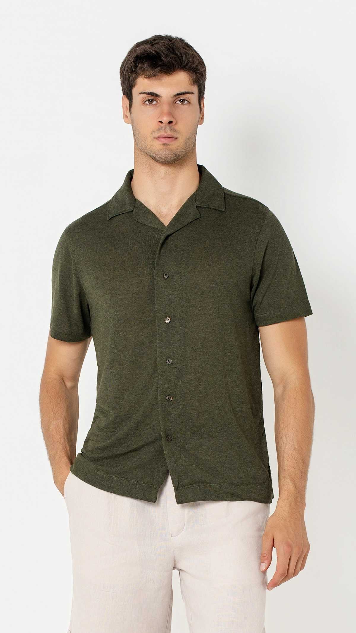 Open Collar Shirt