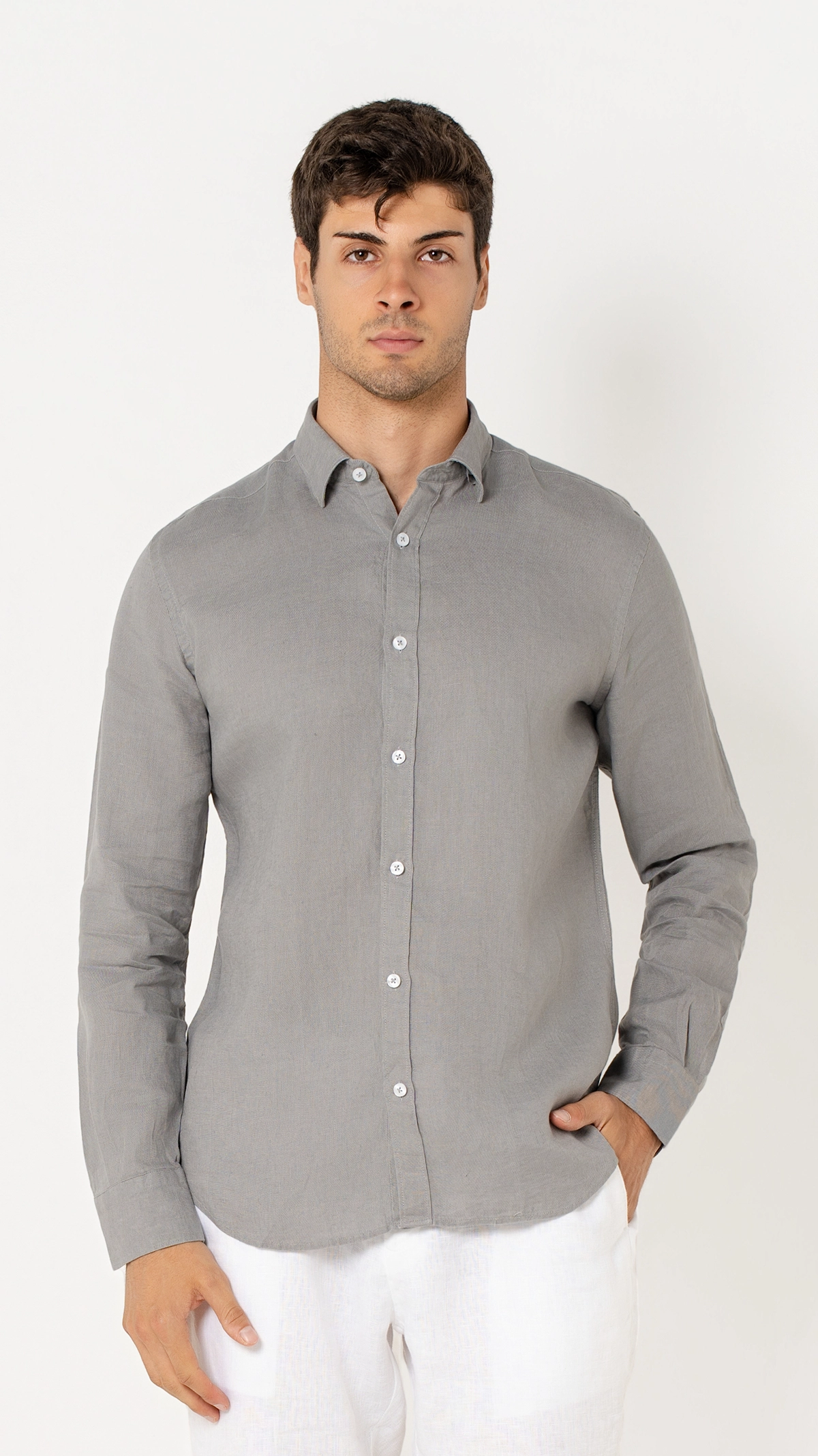 Regular Fit 100% Linen Shirt