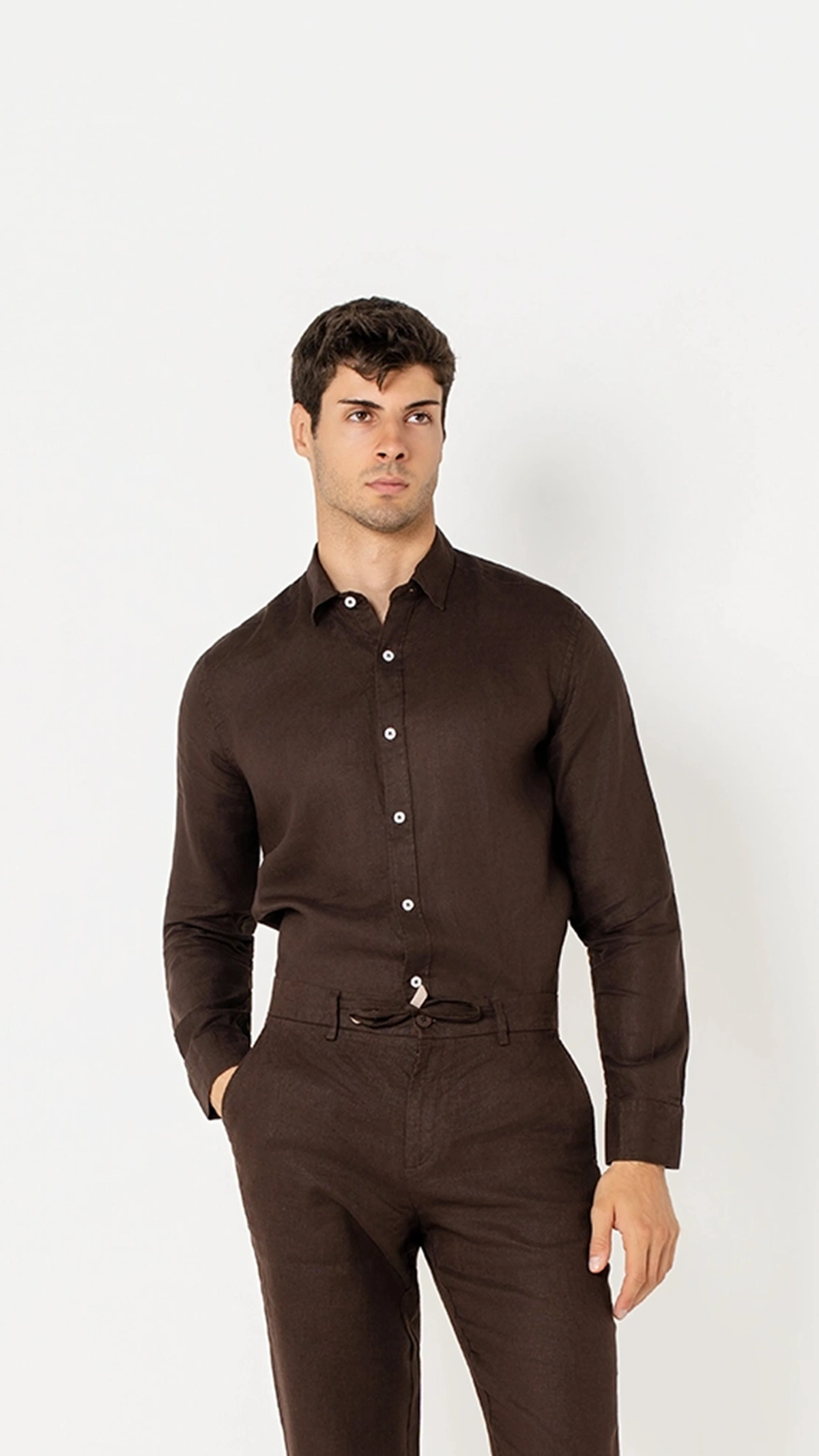 Regular Fit 100% Linen Shirt