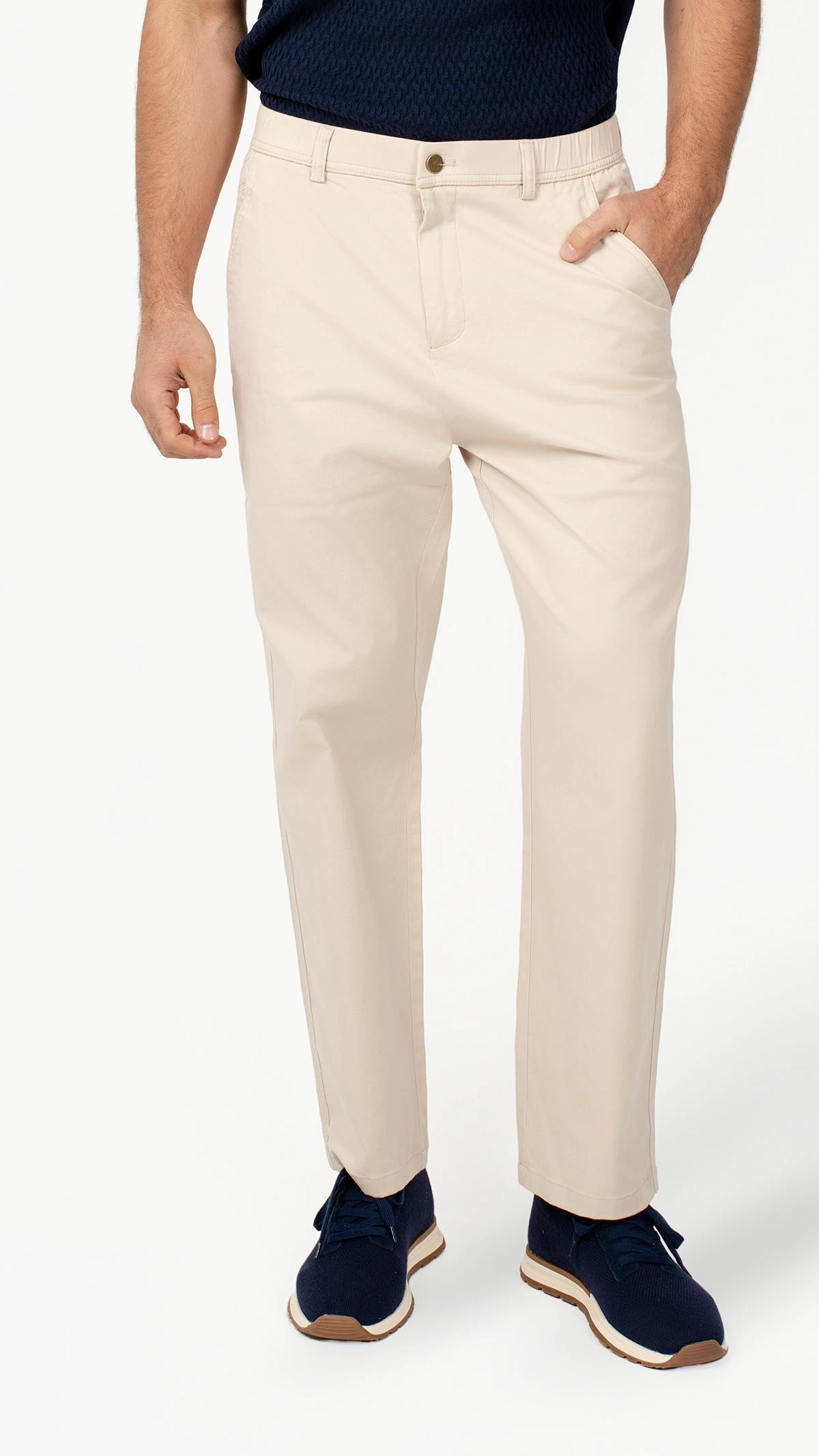 Comfort Cotton Blend Chino Pant.