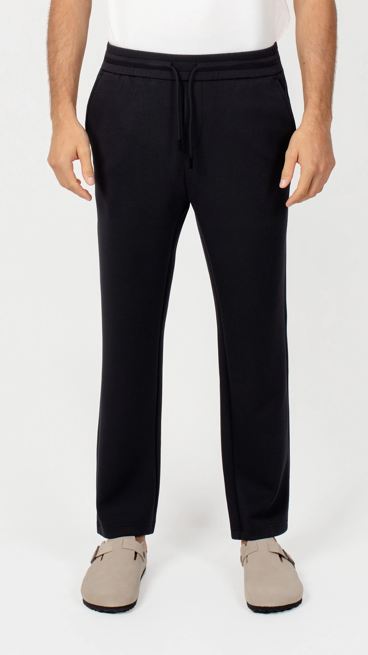 Modal Blend Straight Leg Pant