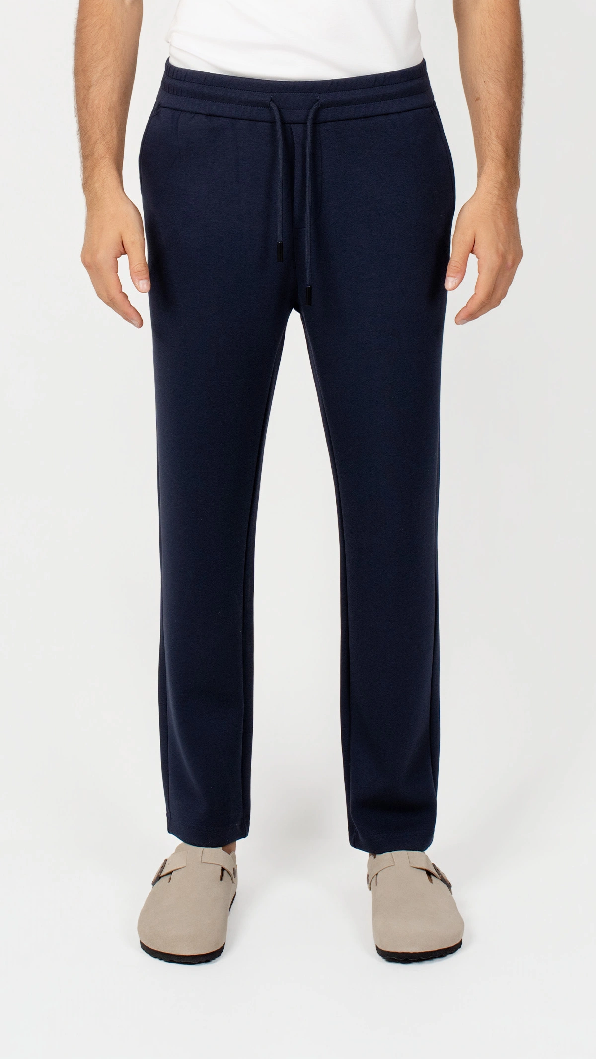 Modal Blend Straight Leg Pant