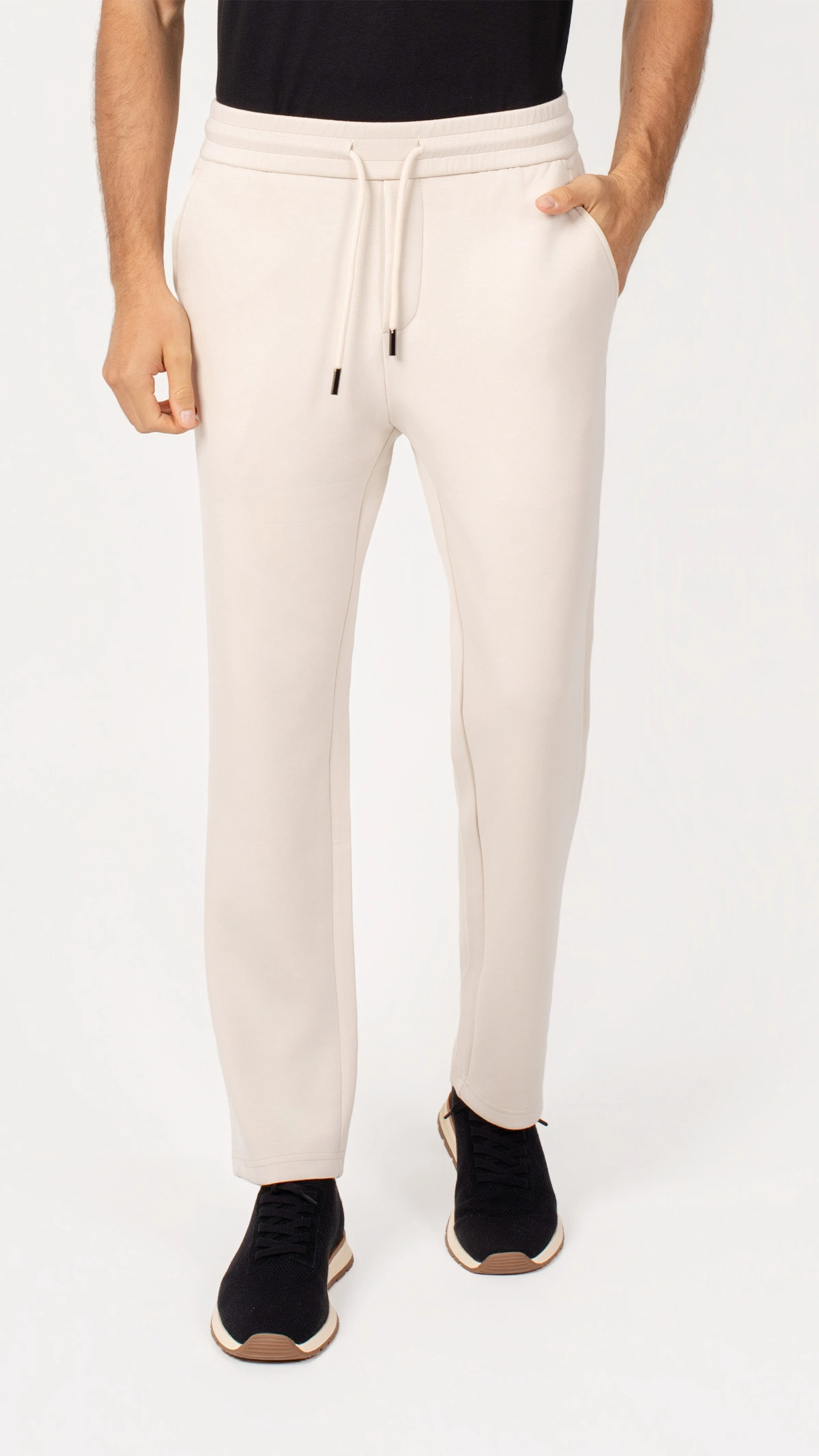 Modal Blend Straight Leg Pant