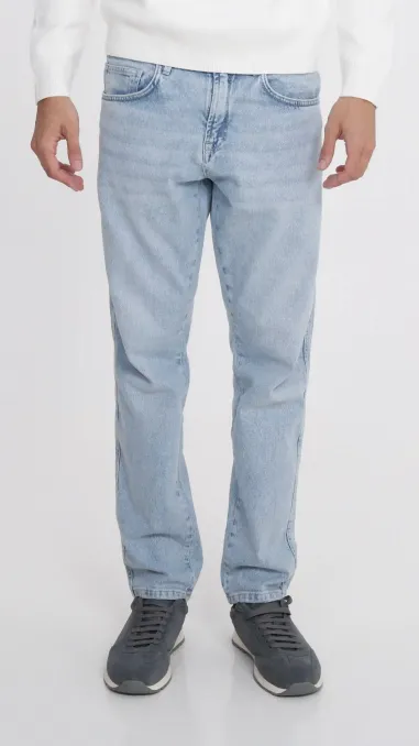 Light Blue Premium Cotton Jeans.
